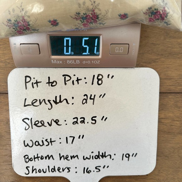 Vintage 70s Land n Sea Prairie Cottage Western Floral lace cream blouse Small 34 - Picture 12 of 12